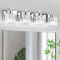 4-Light Modern Bathroom Crystal Vanity