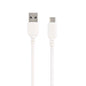 Onn. 6ft USB to USB-C Sync and Charge Cable  White  Compatible with Any USB-C Connected Device