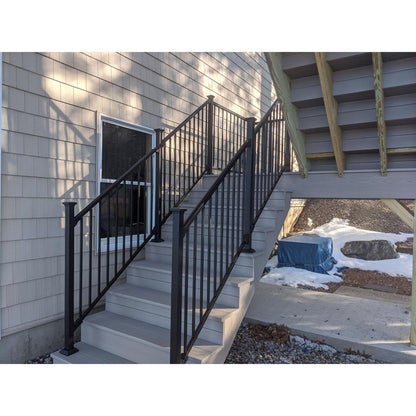 Fortress Building Products Fe26 Steel 39.5 in. H X 2 in. W X 2 in. L Steel Railing Post