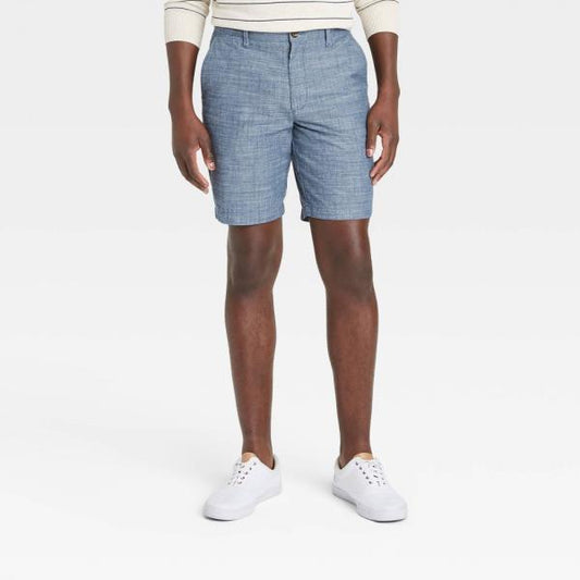 Men's 9" Linden Flat Front Shorts - Goodfellow & Co™