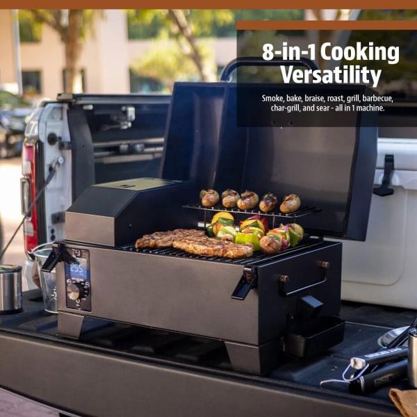 Pit Boss Portable Pit Stop Wood Pellet Grill – Onyx Edition