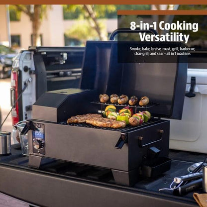 Pit Boss Portable Pit Stop Wood Pellet Grill – Onyx Edition