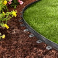 Expert Gardener 2-inch Tall Wall No-Dig Landscape Edging  30-ft.  Plastic  Black