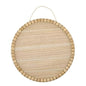 Plaid Wood Surfaces Round Beaded Edge Plaque  15