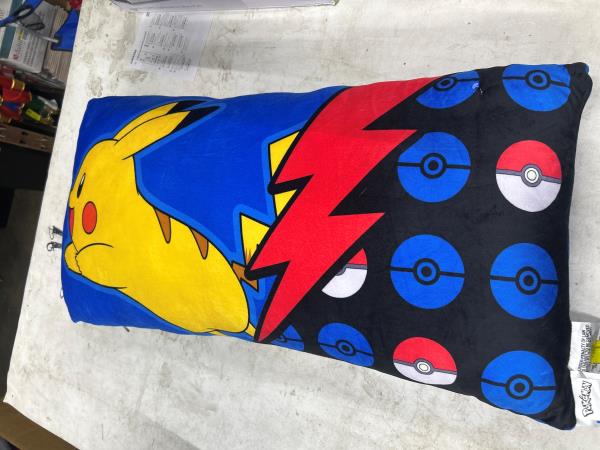 Pokemon Pikachu Graphic Body Pillow with Pokeball Design