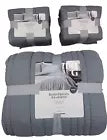 Better Homes & Gardens Gray Linen Blend King Quilt & 4 Shams 5pc Set Bedding NEW