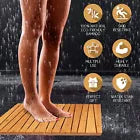 Natural Bamboo Wooden Deluxe Shower Floor & Bathmat