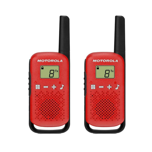 Talkabout T110 2-Way Radio in Red with Black (2-Pack)
